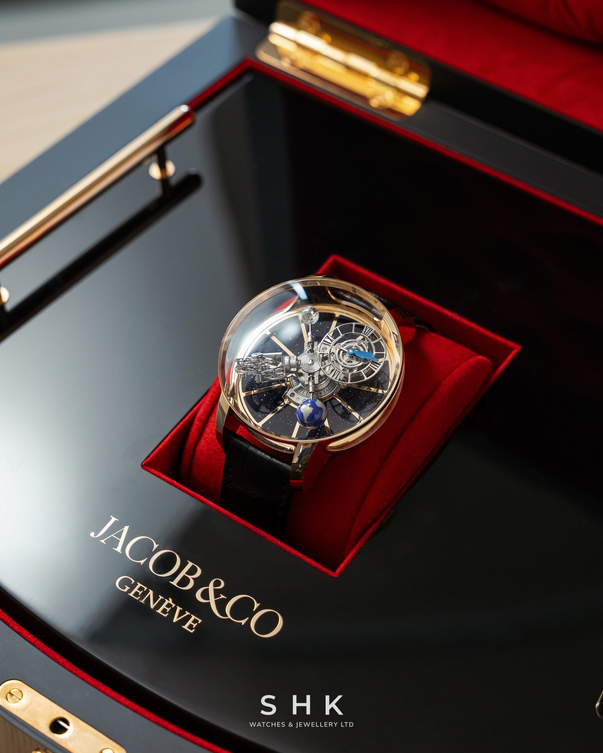 Jacob & Co. Astronomia Tourbillon Piece Unique – Triple-Axis Tourbillon & 1ct Jacob-Cut Diamond - Image 15