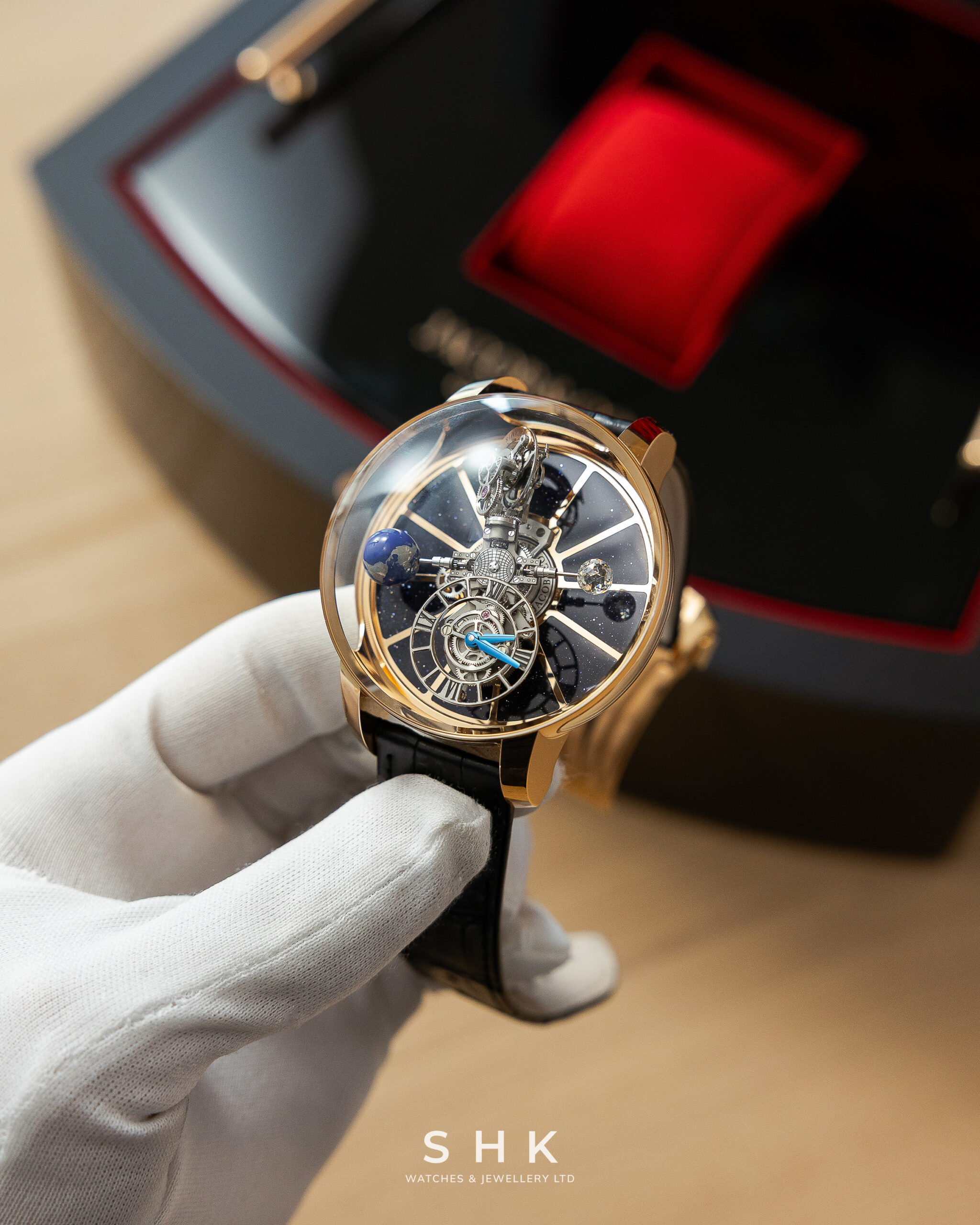 Jacob & Co. Astronomia Tourbillon Piece Unique – Triple-Axis Tourbillon & 1ct Jacob-Cut Diamond - Image 3