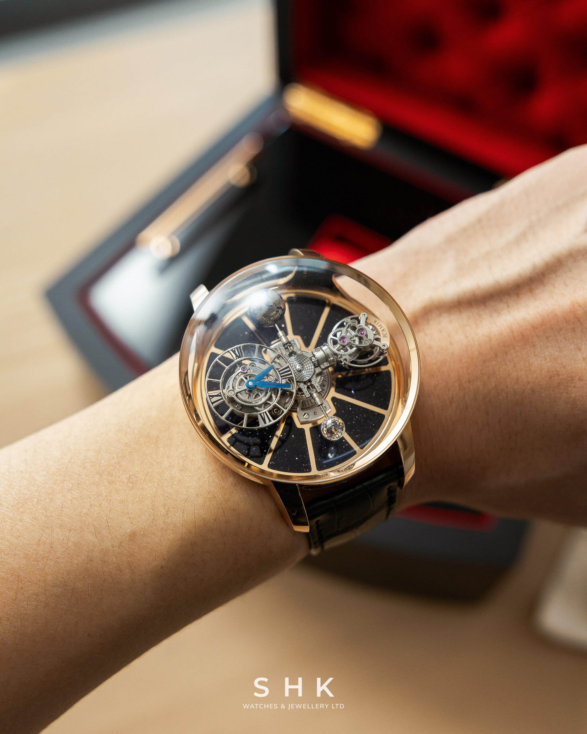 Jacob & Co. Astronomia Tourbillon Piece Unique – Triple-Axis Tourbillon & 1ct Jacob-Cut Diamond - Image 4