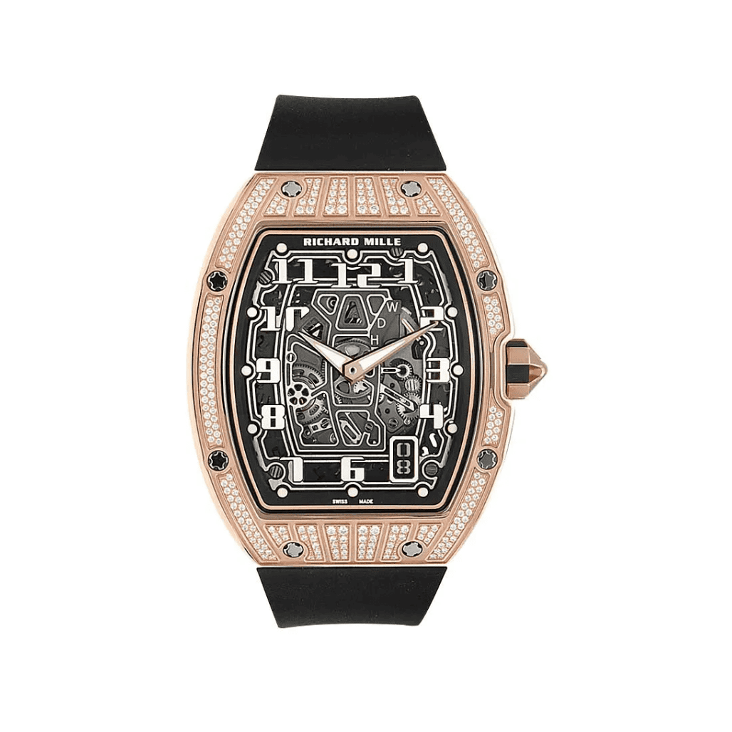 Richard Mille RM 67-01 Automatic Winding Extra Flat Rose Gold Diamond