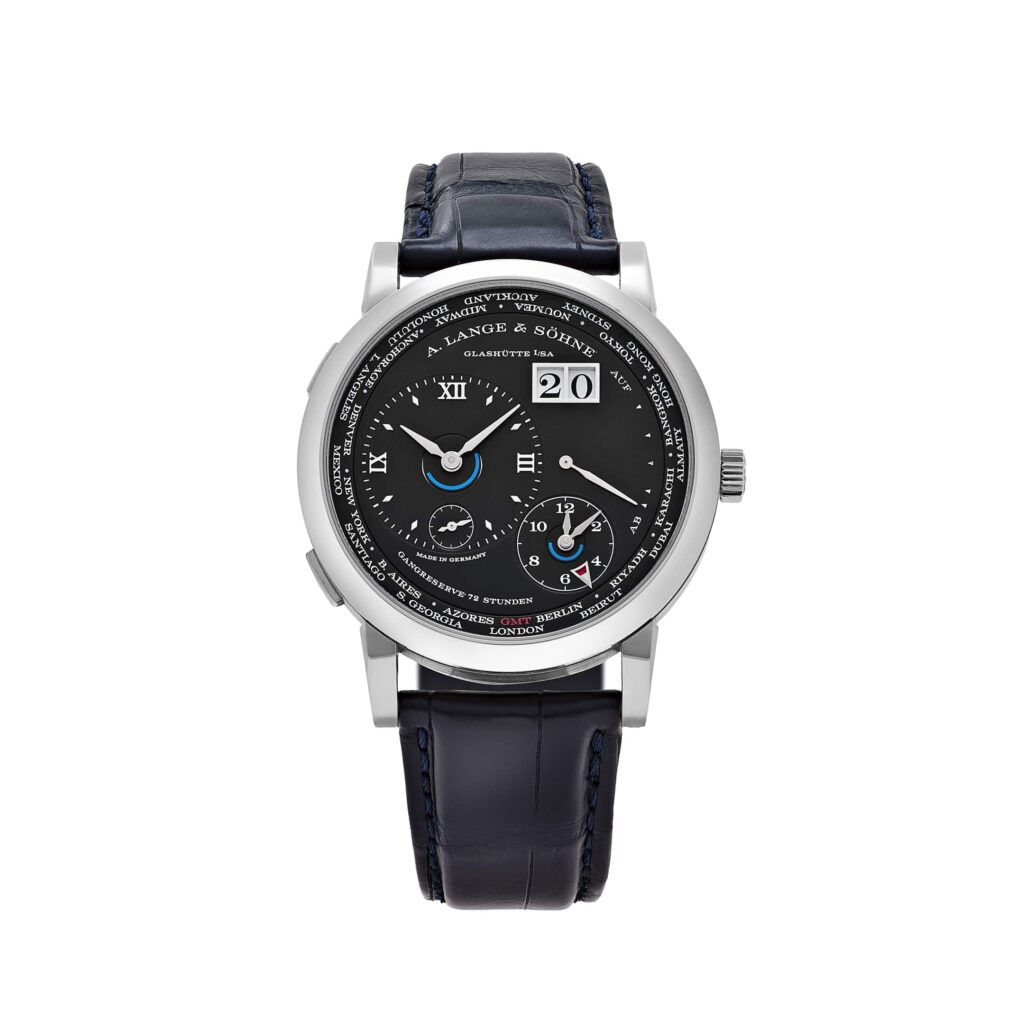 A. Lange & Söhne 136.029 Lange 1 Time Zone White Gold Black Dial (2022)