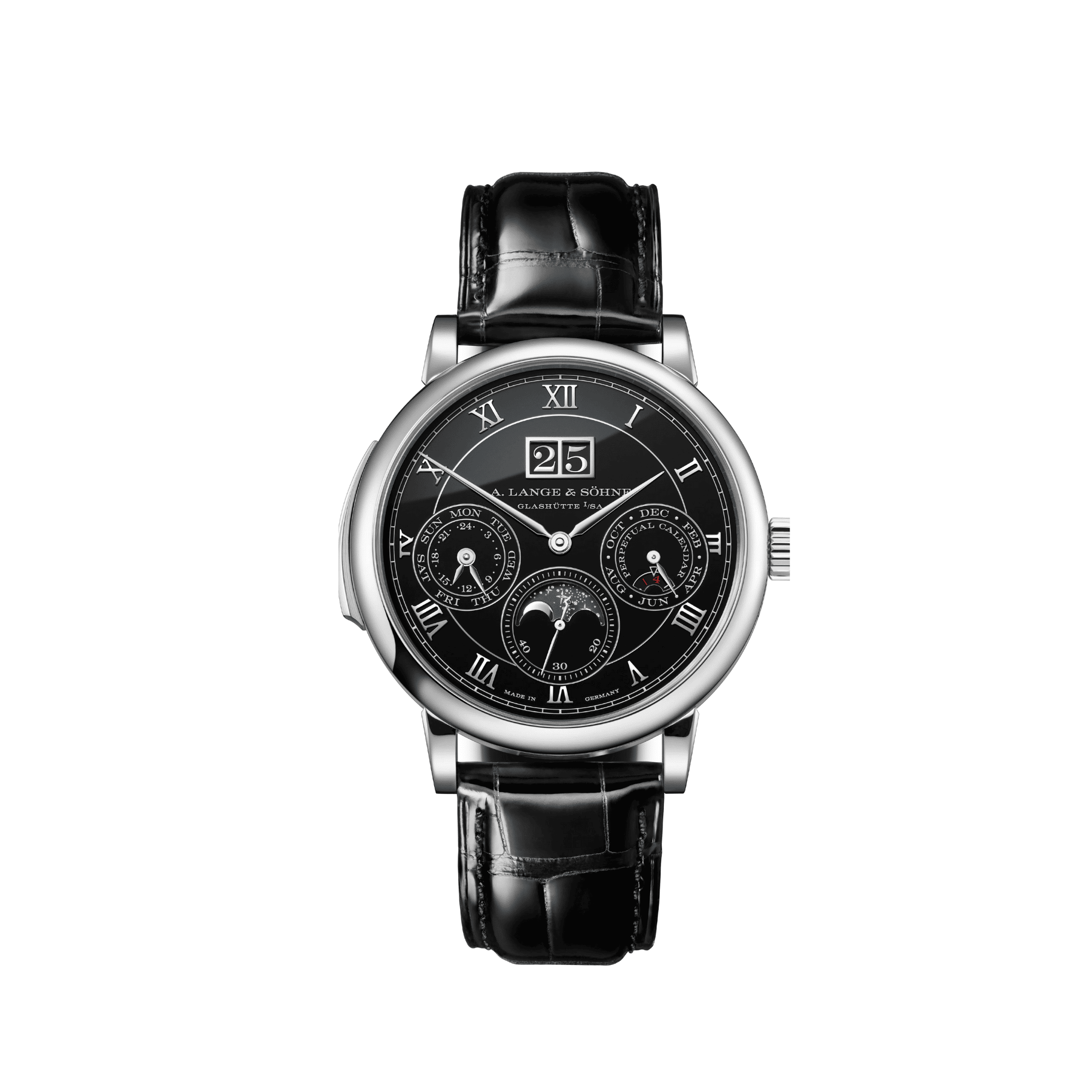 A. Lange & Söhne Minute Repeater Perpetual Moon Phase 607.091FE Platinum Black Enamel Dial Limited Edition (2025)