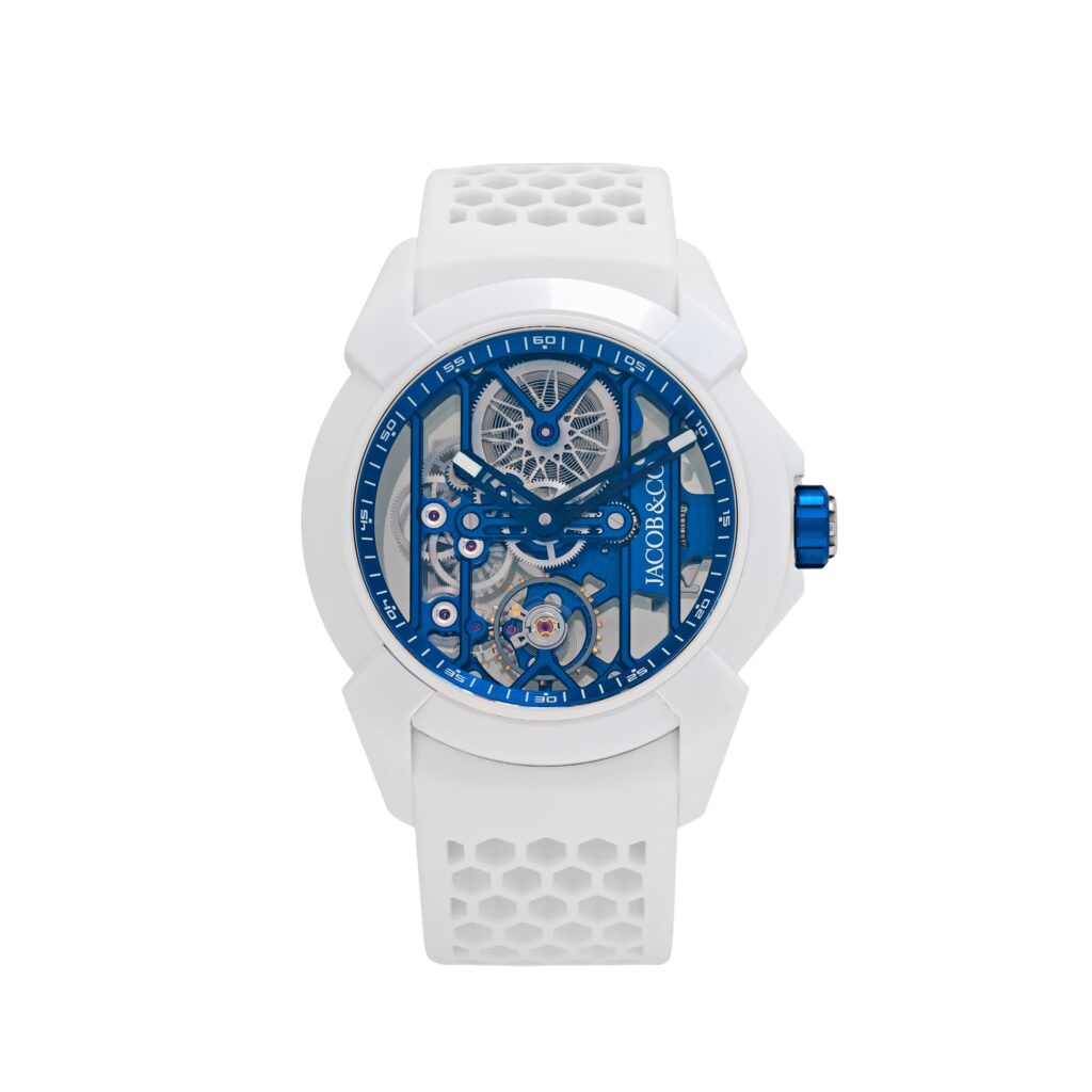 Jacob & Co. EX115.95.AD.AA.ABRUA Epic X Ceramic Blue Dial Limited Edition Of 101 (2025)