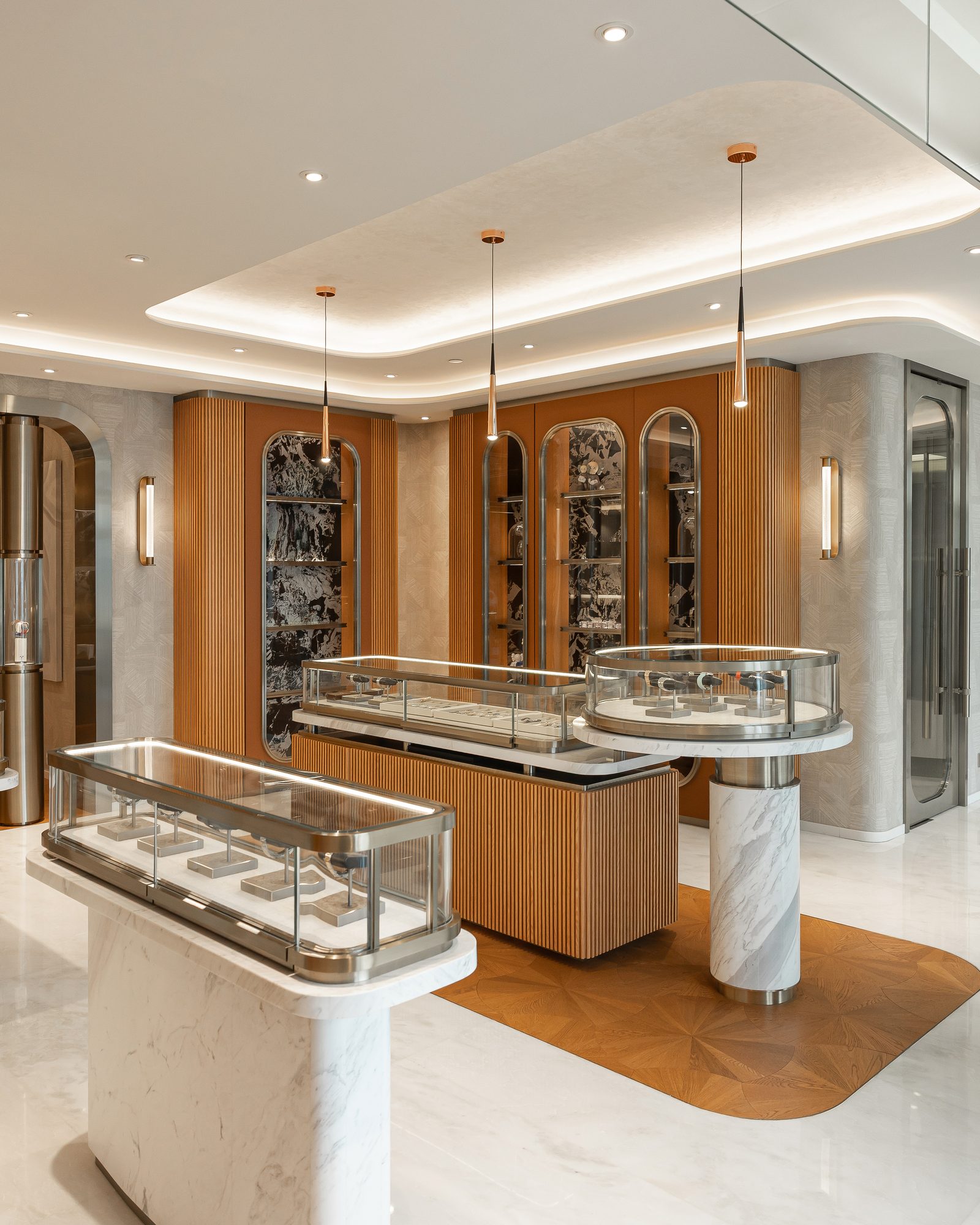Where to buy luxury watches in Hong Kong: the SHK Watches showroom interior in Tsim Sha Tsui