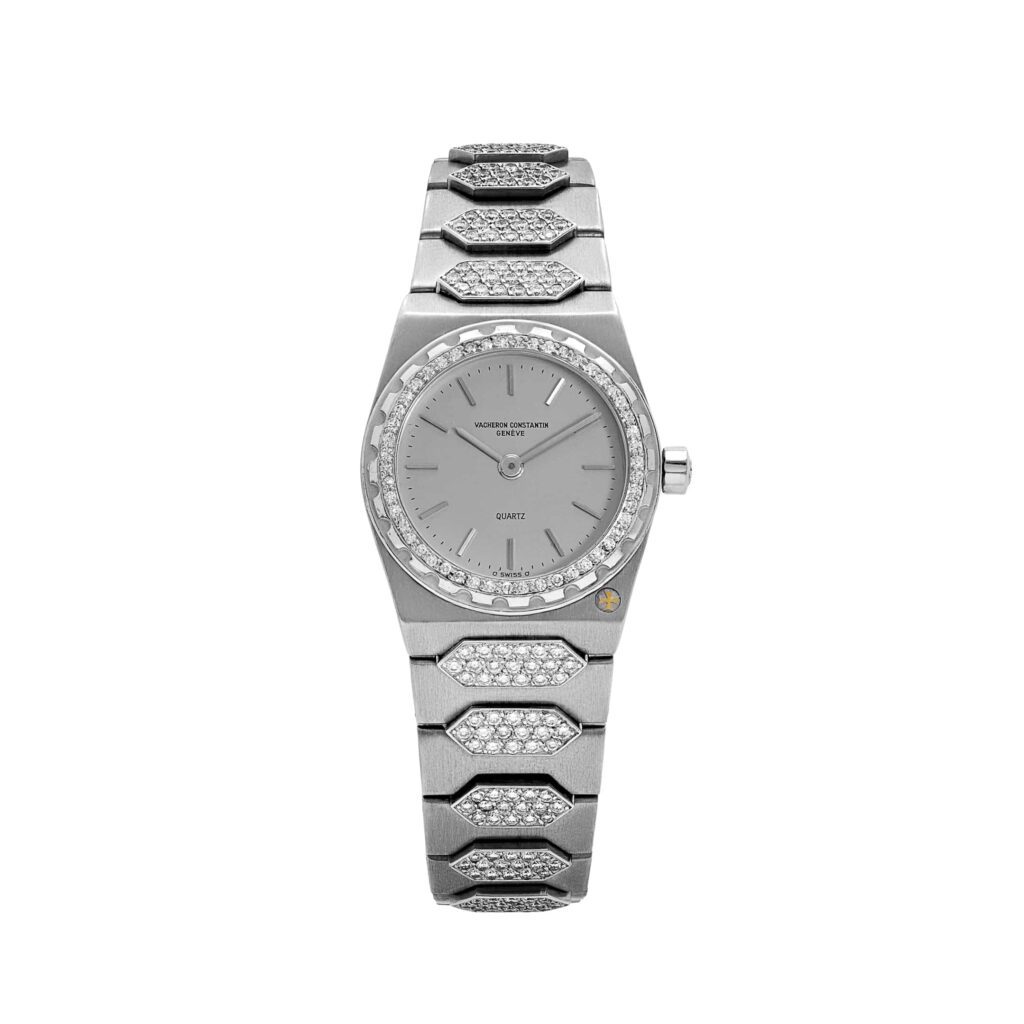 Vacheron Constantin ‘222’ 60501 ‘Ladies’ White Gold Diamond-Set Silver Dial Quartz
