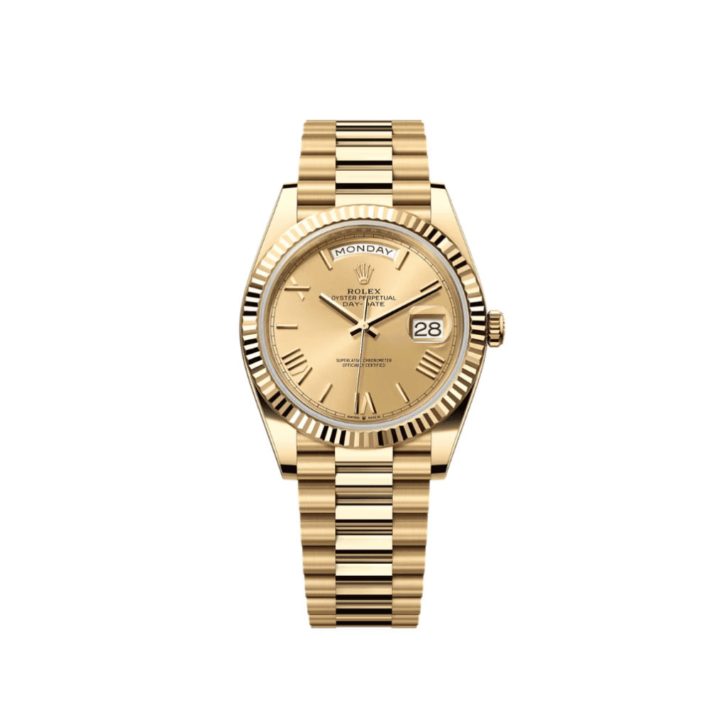 Rolex Day-Date 40 228238-0006 18K Yellow Gold President Bracelet