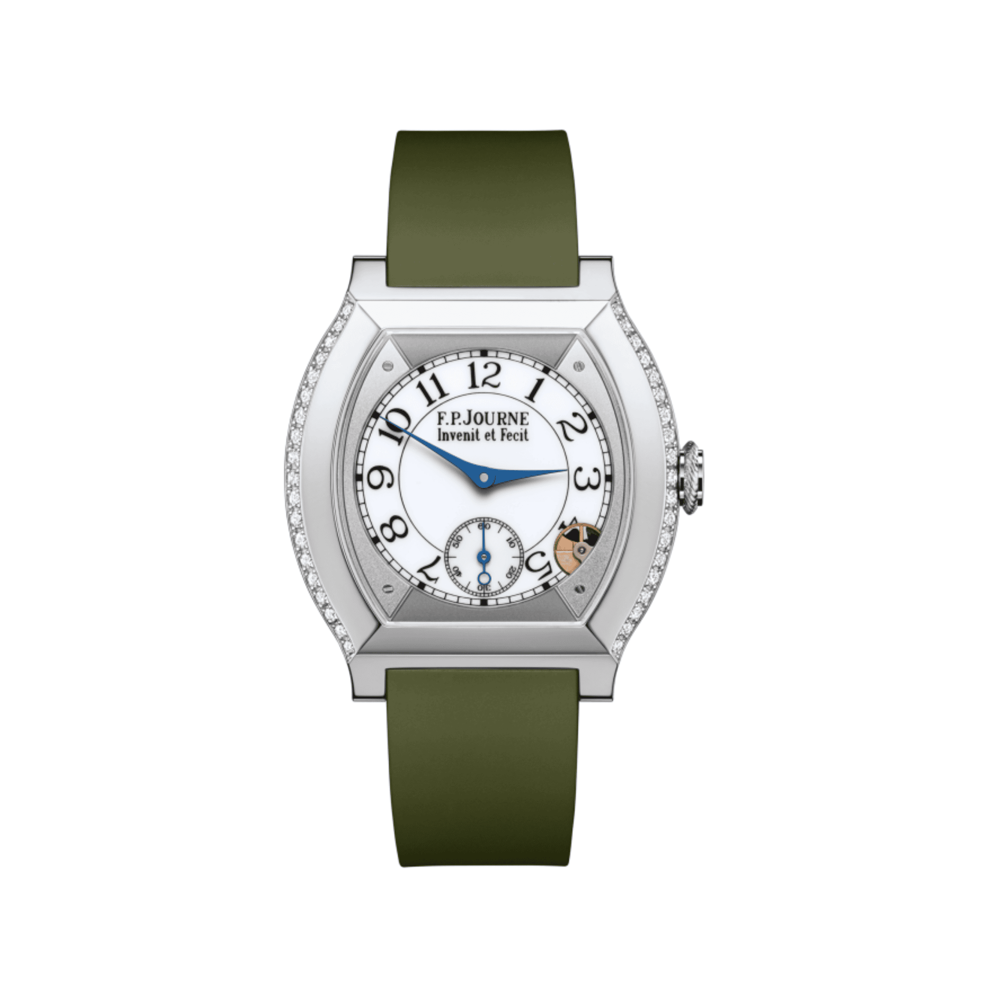 F.P.Journe Élégante 40 Ref. ELT Titanium Luminescent White Dial 2 Rows Of Diamonds (2022)