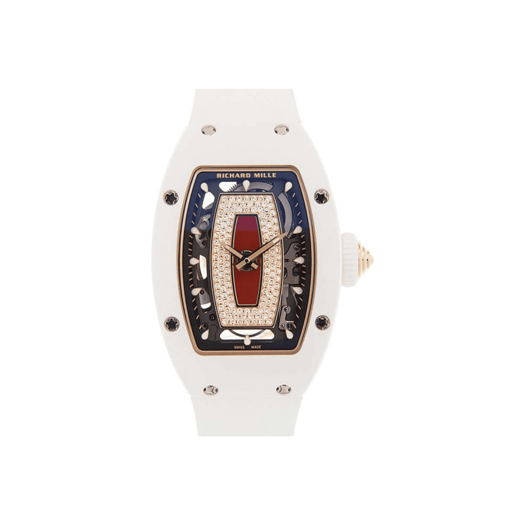 Richard Mille RM 07-01 ATZ White Ceramic Red Lips Ladies Watch (2022)