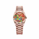 Rolex Day-Date 36 128235 Emoji Puzzle Rose Gold