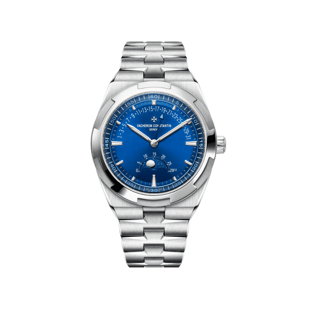 Vacheron Constantin Overseas Moon Phase Retrograde Date 4000V/210A-B911 Steel Blue Dial (2026)