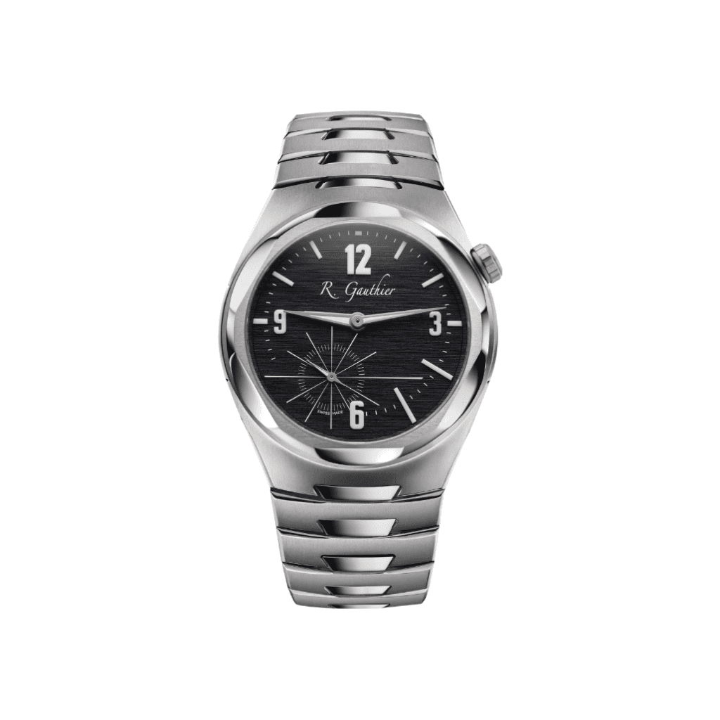Romain Gauthier C by Romain Gauthier Titanium Edition Bracelet MON00582 Black Structured Dial 41mm