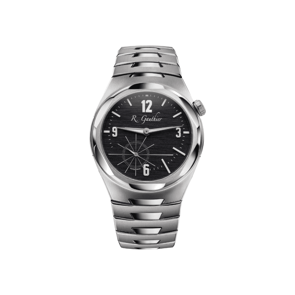 Romain Gauthier C by Romain Gauthier Titanium Edition Bracelet MON00582 black structured dial 41mm titanium watch